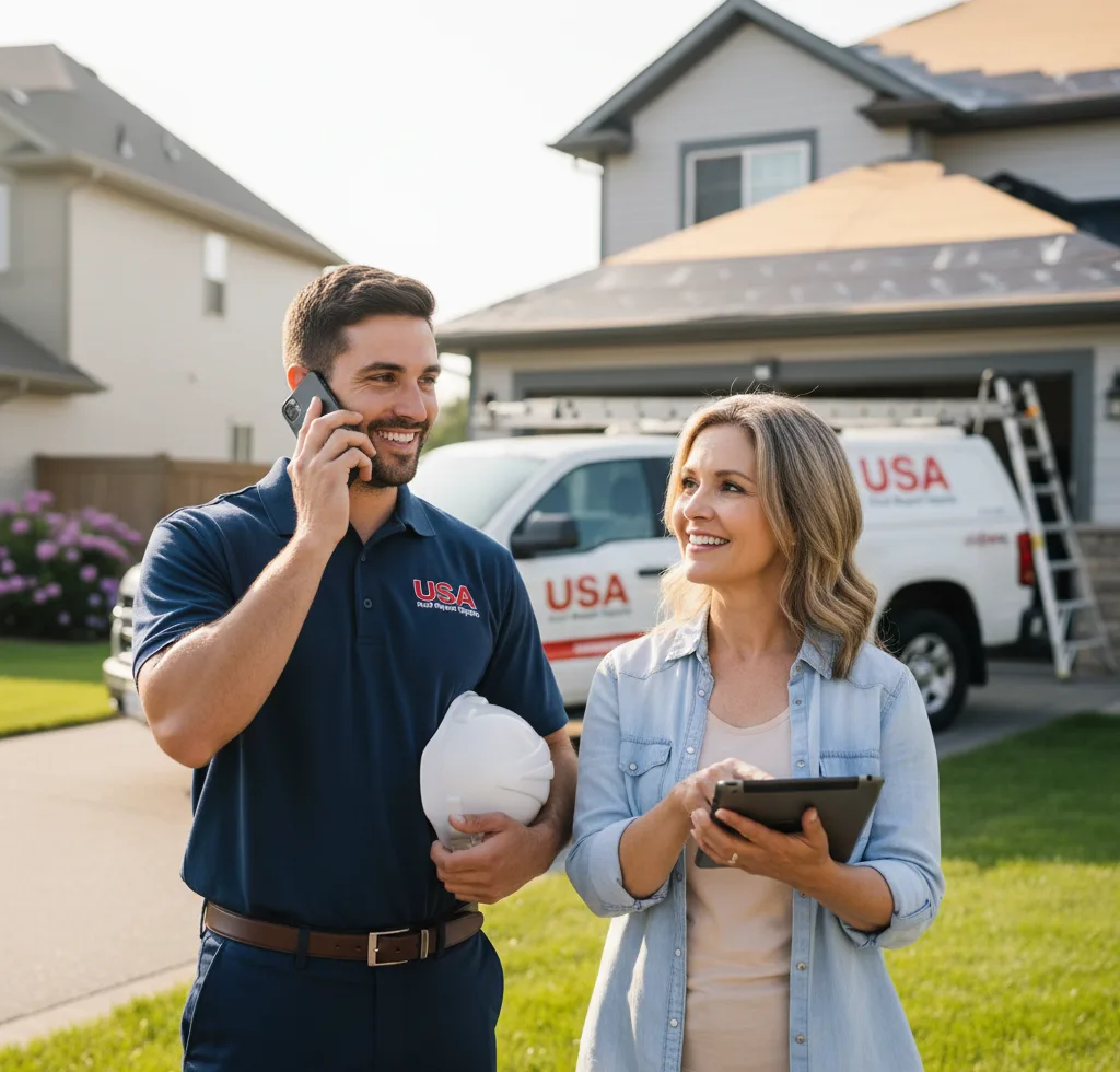 USA Roof Repair Experts customer support in North Bend